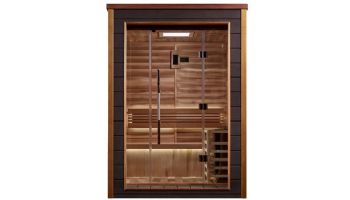 Golden Designs Narvik 2-Person Indoor / Outdoor Traditional Sauna | Cedar | GDI-8202-01