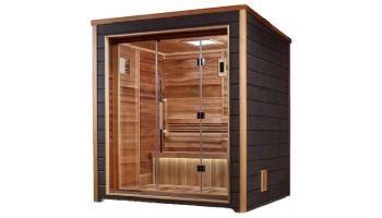 Golden Designs Drammen 3-Person Indoor / Outdoor Traditional Sauna | Cedar | GDI-8203-01
