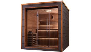 Golden Designs Bergen 6-Person Indoor / Outdoor Traditional Sauna | Cedar | GDI-8206-01