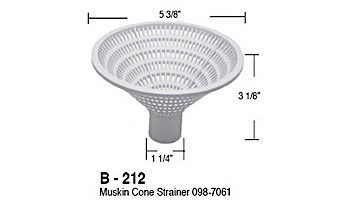 Aladdin Basket for Muskin Cone Strainer 098-7061 | B-212