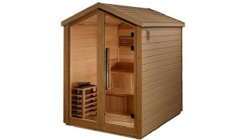 Golden Designs Kaarina 6-Person Outdoor Traditional Sauna | Cedar | GDI-8506-01