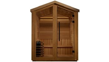 Golden Designs Kaarina 6-Person Outdoor Traditional Sauna | Cedar | GDI-8506-01