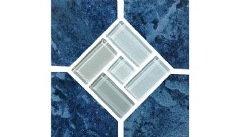 National Pool Tile Blue Seas 6x6 Series | Royal Blue | SEA-ROYAL DECO GL