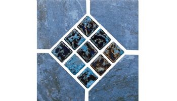 National Pool Tile Gneiss 6x6 Series | Lapis Blue | GNS-LAPIS DECO