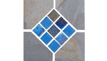 National Pool Tile Slate 6x6 Series | Pewter | SLT-PEWTER DECO