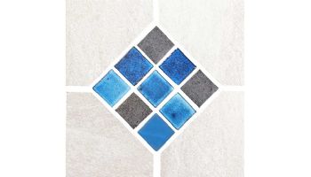 National Pool Tile Slate 6x6 Series | White | SLT-WHITE DECO