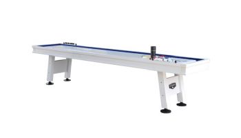 Hathaway Crestline 12-Ft. Outdoor Shuffleboard Table | White | BG50370