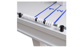 Hathaway Crestline 12-Ft. Outdoor Shuffleboard Table | White | BG50370