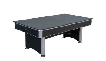 Hathaway Maverick II 7-Ft. Pool Table with Table Tennis Top | Black with Blue Felt | BG50390