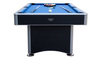 Hathaway Maverick II 7-Ft. Pool Table with Table Tennis Top | Black with Blue Felt | BG50390
