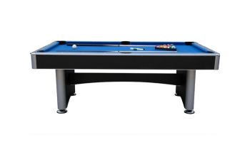 Hathaway Maverick II 7-Ft. Pool Table with Table Tennis Top | Black with Blue Felt | BG50390