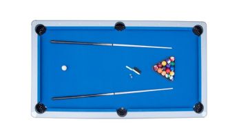 Hathaway Maverick II 7-Ft. Pool Table with Table Tennis Top | Black with Blue Felt | BG50390