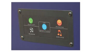 Hathaway Phantom II 7.5-Foot Air Hockey Table with LED Scoring and Lights | BG50389