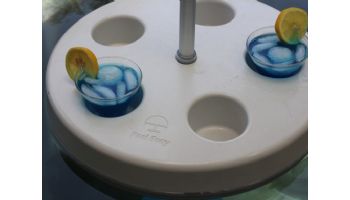Shade Science Pool Buoy Floating Pool Umbrella | Harbor Blue | PB-16011-HAR