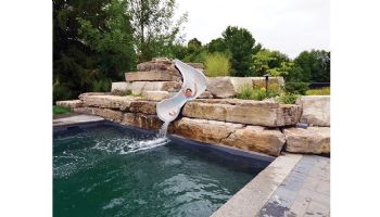 SR Smith 10' Garden Ride Pre-Configured Custom Slides | Right Curve | Cappuccino | GRS10-CR-57-C