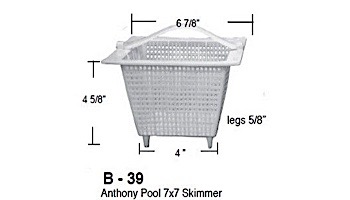 Aladdin Basket for Anthony Pool 7x7 Skimmer | B-39
