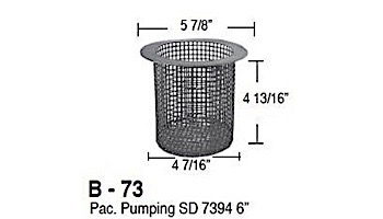 Aladdin Basket for Pac Pumping SD 7394 6in | B-73