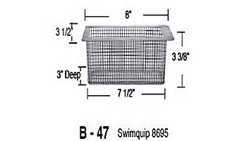 Aladdin Basket for Swimquip 8695 | B-47