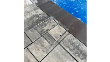 Hide 12" Pool Deck Skimmer Lid Kit | 5/8" x 7/8" | HSL12-0.8