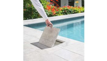 Hide 12" Pool Deck Skimmer Lid Kit | 5/8" x 7/8" | HSL12-0.8