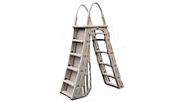 Confer Plastics Roll-Guard A-Frame Safety Ladder with Barrier System | 7200