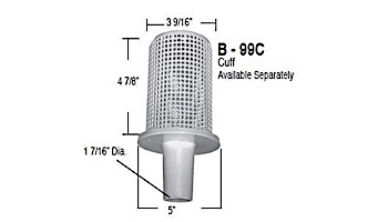 Aladdin Basket for Cuff Inverted Skimmer | B-99C