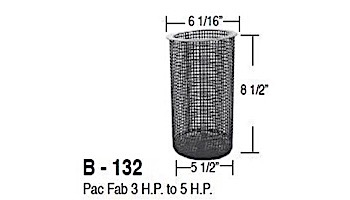 Aladdin Basket for Pac Fab 3 H.P. to 5 H.P. | B-132