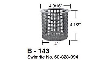 Aladdin Basket for Swimrite No. 60-828-094 | B-143