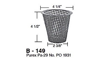 Aladdin Basket for Purex Pa-29 No. PO 1931 | B-149