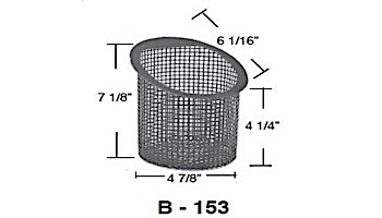 Aladdin Basket Powder Coated | B-153