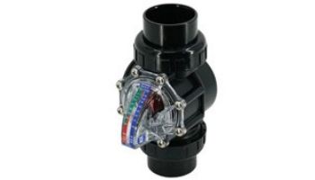 H2Flow FlowVis Flow Meters 1.5_quot; Union Valve Body with Check Valve | FV-15-U