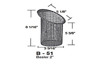 Aladdin Basket for Besler 2" | B-51