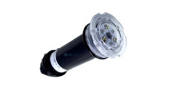 J&J Electronics ColorSplash VU Retro Nicheless RGBW LED Pool and Spa Fixture | 12V 150' Cord | 25015P
