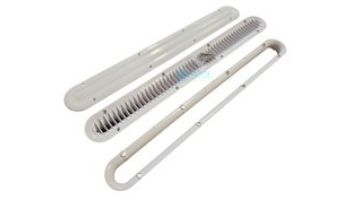 Aquastar 32" Channel Drain Debris Catcher Anti-Entrapment Insert, Cover, Buzz Top Cover and Screws Only | Without Sump or Frame | VGB Series | Light Gray | 32CDLTNFK103