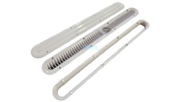 Aquastar 32" Channel Drain Debris Catcher Anti-Entrapment Insert, Cover, Buzz Top Cover and Screws Only | Without Sump or Frame | VGB Series | Light Gray | 32CDLTNFK103