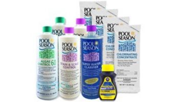 Pool Season Deluxe Pool Opening Chemical Kit | 30,000 Gallons | HGH-50-9503
