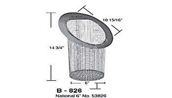 Aladdin Basket for Jacuzzi National 6in No. 53826 | B-826
