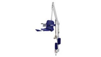 Aqua Creek Neptune Pool Lift | No Anchor | White Powder Coat with Grey Seat | F-NPTN-G