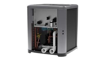 WeatherKing by Raypak Pool and Spa Heat Pump | 118,000 BTU Heat Only | Spiral Titanium Tube Heat Exchanger | Digital Controls | TWPH-6560EHT01