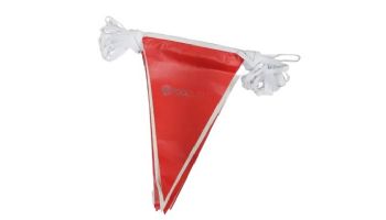 Champion Two Color Backstroke Pennant | Red & White | 75' | SPA-115C-75