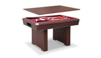Hathaway Renegade II 54-In Bumper Pool Table | Walnut Finish with Red Felt | BG50376