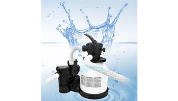 CaliMar® 16" Above Ground Pool Sand Filter with 0.75HP Single Speed Pump | CMARITX16
