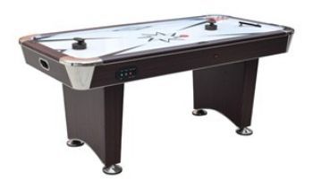 Hathaway Midtown II 6-Ft Air Hockey Table with LED Scoring | Dark Cherry Finish | BG50388