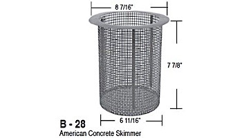 Aladdin Basket for American Concrete Skimmer | B-28