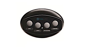 Pentair iS4 Spa-Side Remote Control | 4 Button Black 50 ft Cable | 521891