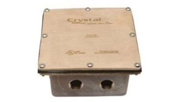 Crystal Fountains EBJ Series Underwater Junction Box | 4-Connections | EBJ208DMX