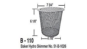 Aladdin Basket for Baker Hydro Skimmer No. 51-B-1026 | B-110