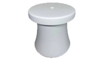 Global Pool Products 17" Pool Lounger Side Table | White | GPP-LF-TTS-W