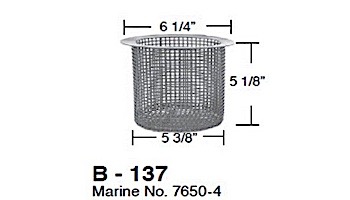 Aladdin Basket for Marine No. 7650-4 | B-137