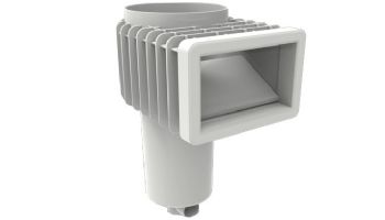 BuildTuff Extended Skimmer with Large Basket | Lid Included Complete with Key | Gray | 11090130